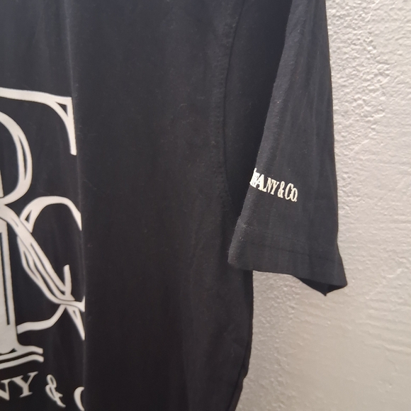 Tiffany & Co. Black Logo Women's Tee - Picture 2 of 4